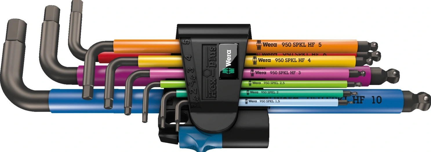Wera hex key set multicolor - Metric, Black