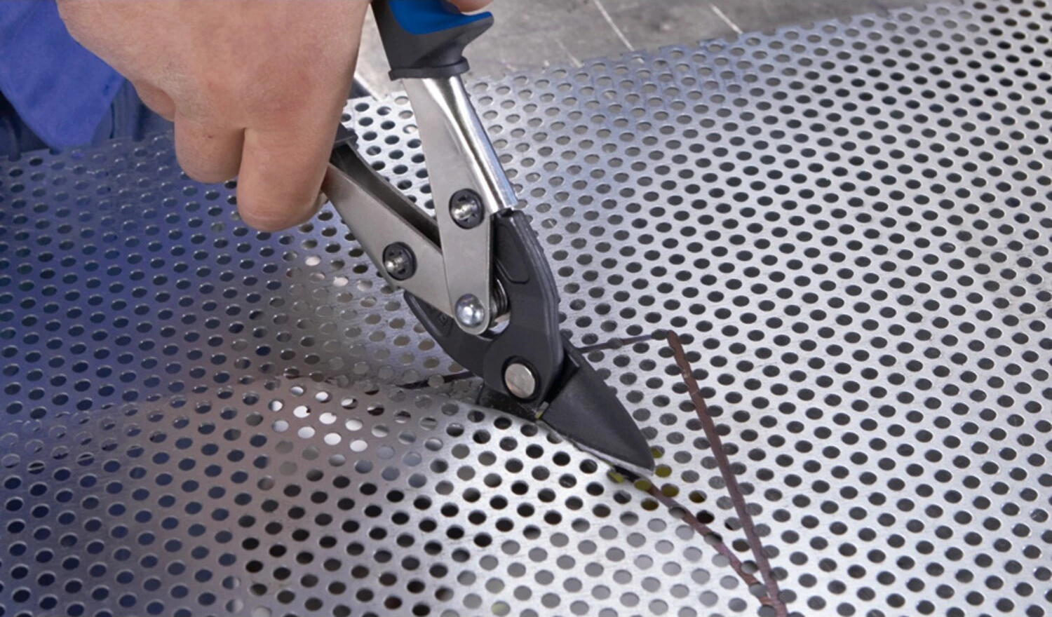 Bessey, compound action maneuvrable tin snip. 230mm L
