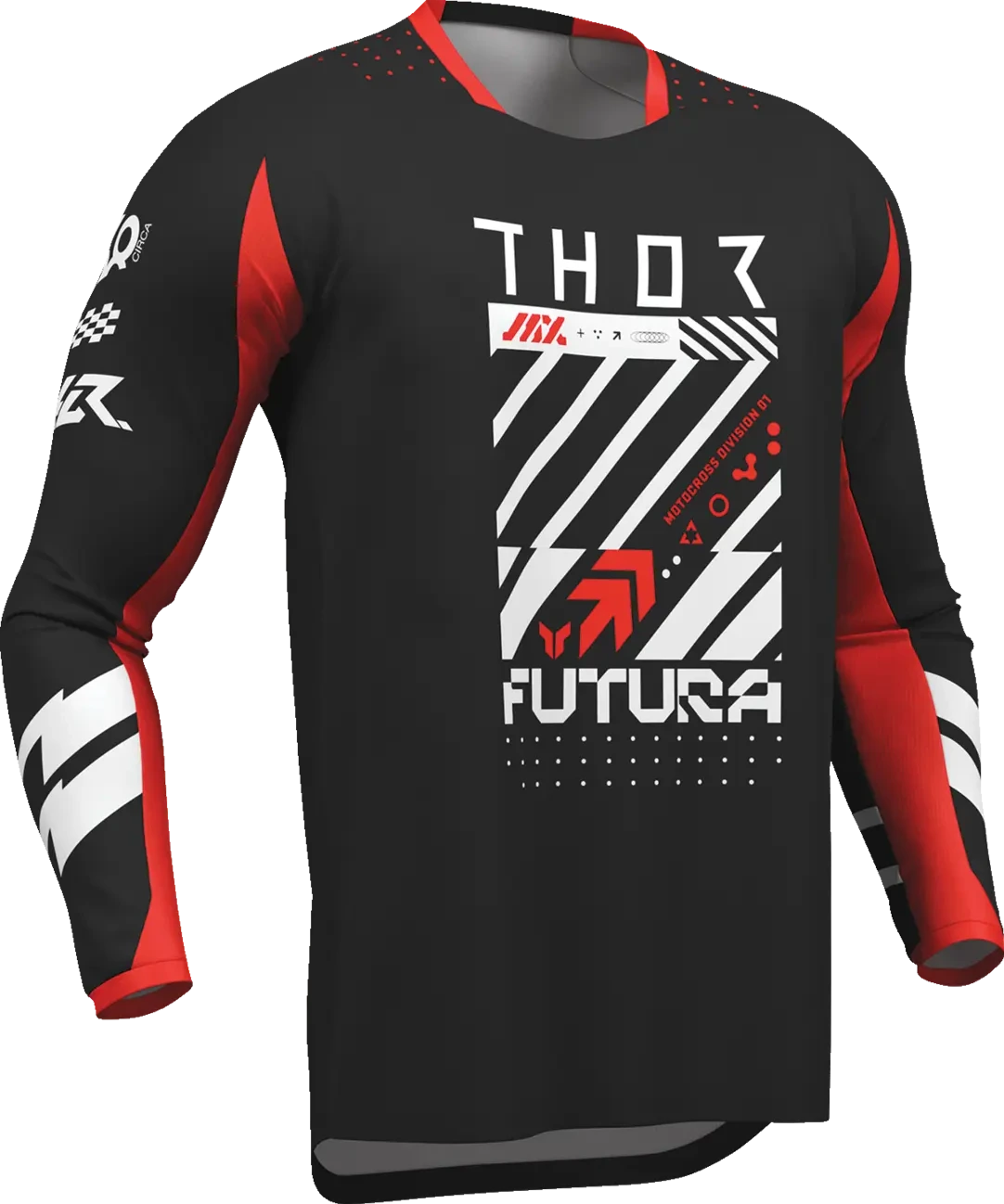 JERSEY LAUNCHMODE FUTURA BK/RD 2X