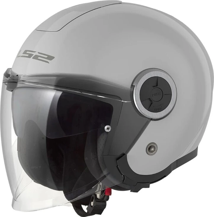 LS2 OF620 CLASSY SOLID helmet - L, Pearl Grey