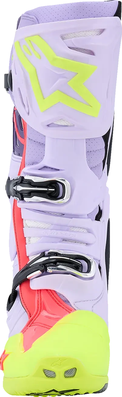 BOOT TECH 10 S-VENTED PURPLE/YELL/DIVA PNK 7