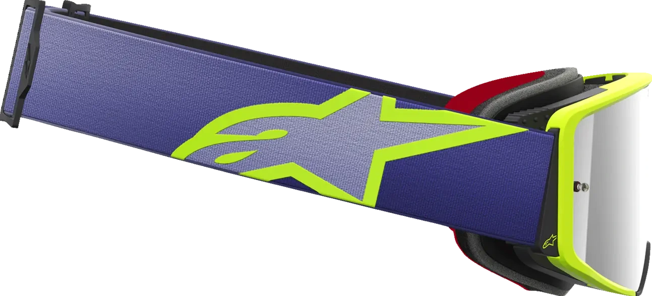GOGGLE SUPERTECH CORP PURPLE/YL MIRROR-SIL
