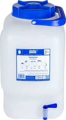Plastex ūdens tvertne ar krānu 20L