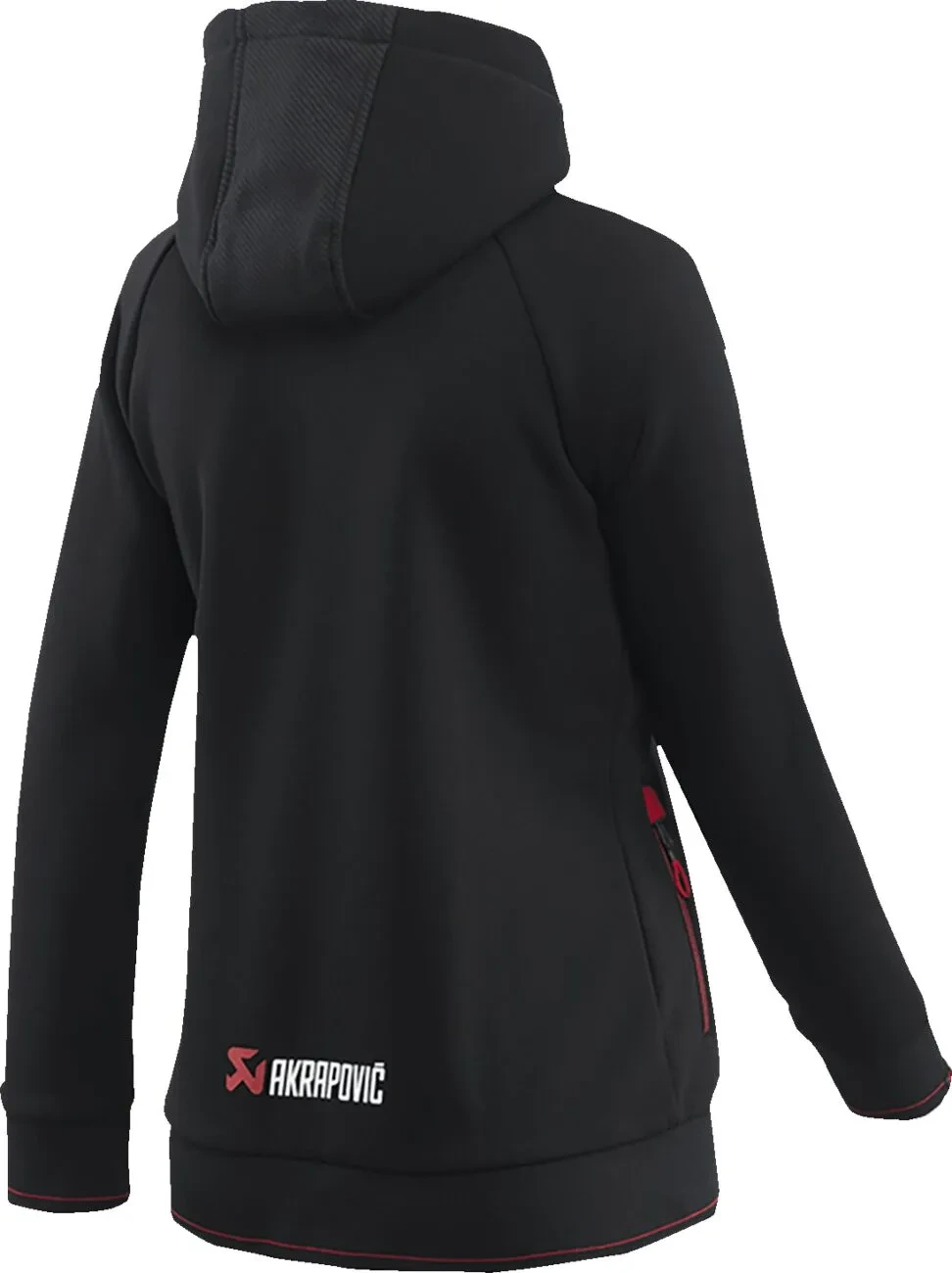 ZIP HOODIE BLACK WMN S