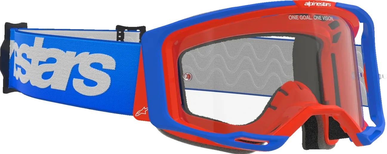 GOGGLE VISION 8 WORDMARK BL/OR CLEAR