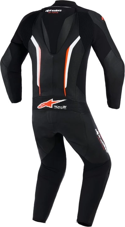 Alpinestars Leather suit 1PCS GP Force V2 Black/White/Fluo Red, 48