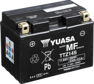 Yuasa Aku TTZ14S(WC) täidetud happega (6)