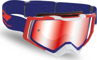 Matt Blue / Dark Blue, Dark Red, White / Mirror, Red