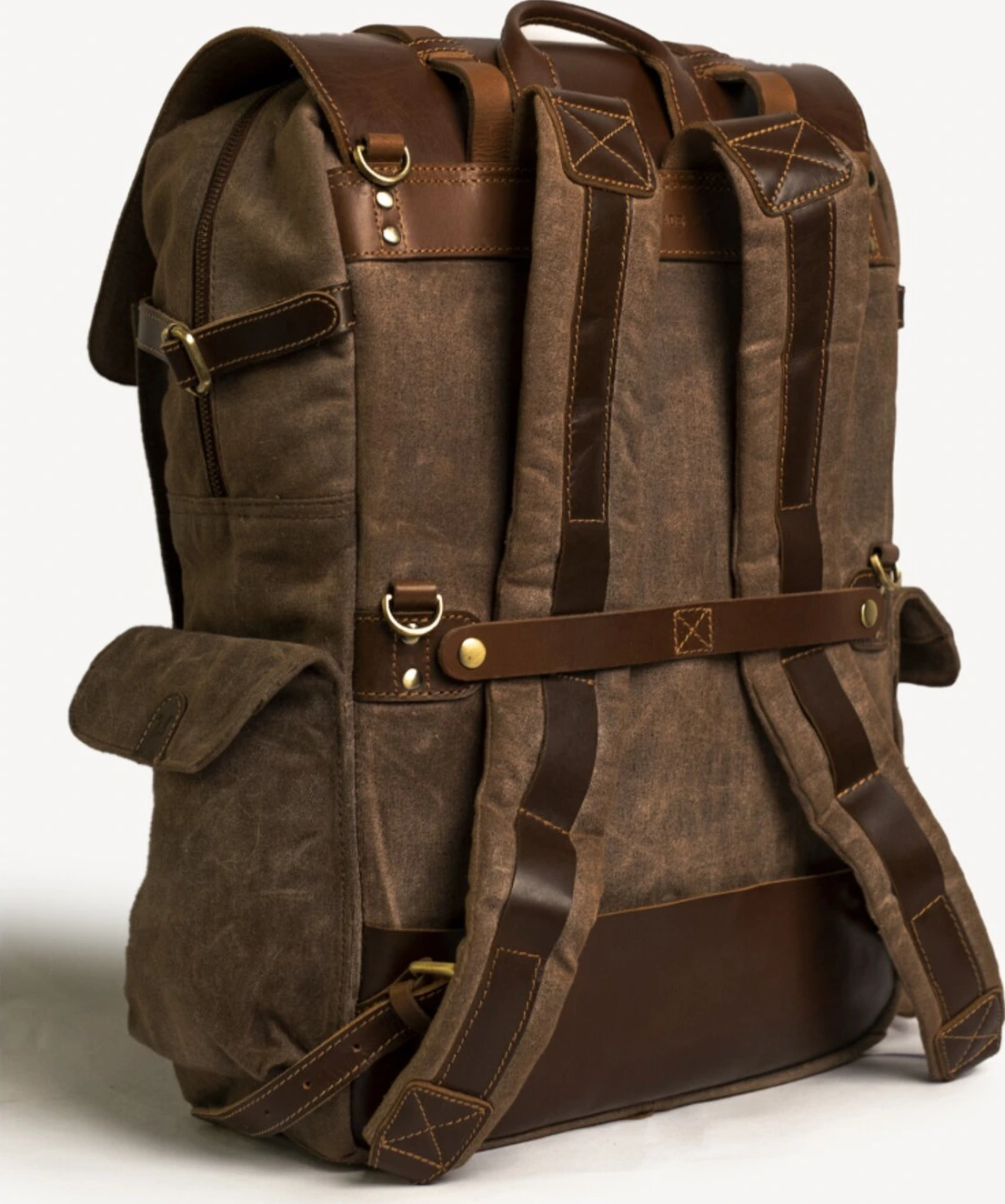 Trip Machine Rambler backpack bag, vintage tan