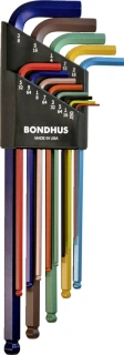 Bondhus, ColorGuard™ allen head/ball-end L-wrench set US