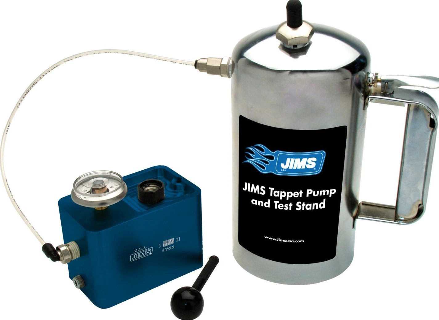 JIMS, tappet pump test stand
