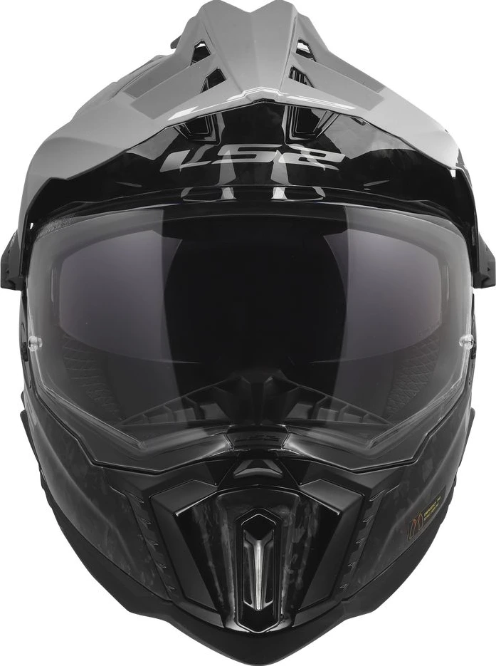 LS2 MX701 EXPLORER C FORGED Helmet - Gloss Black, 3XL