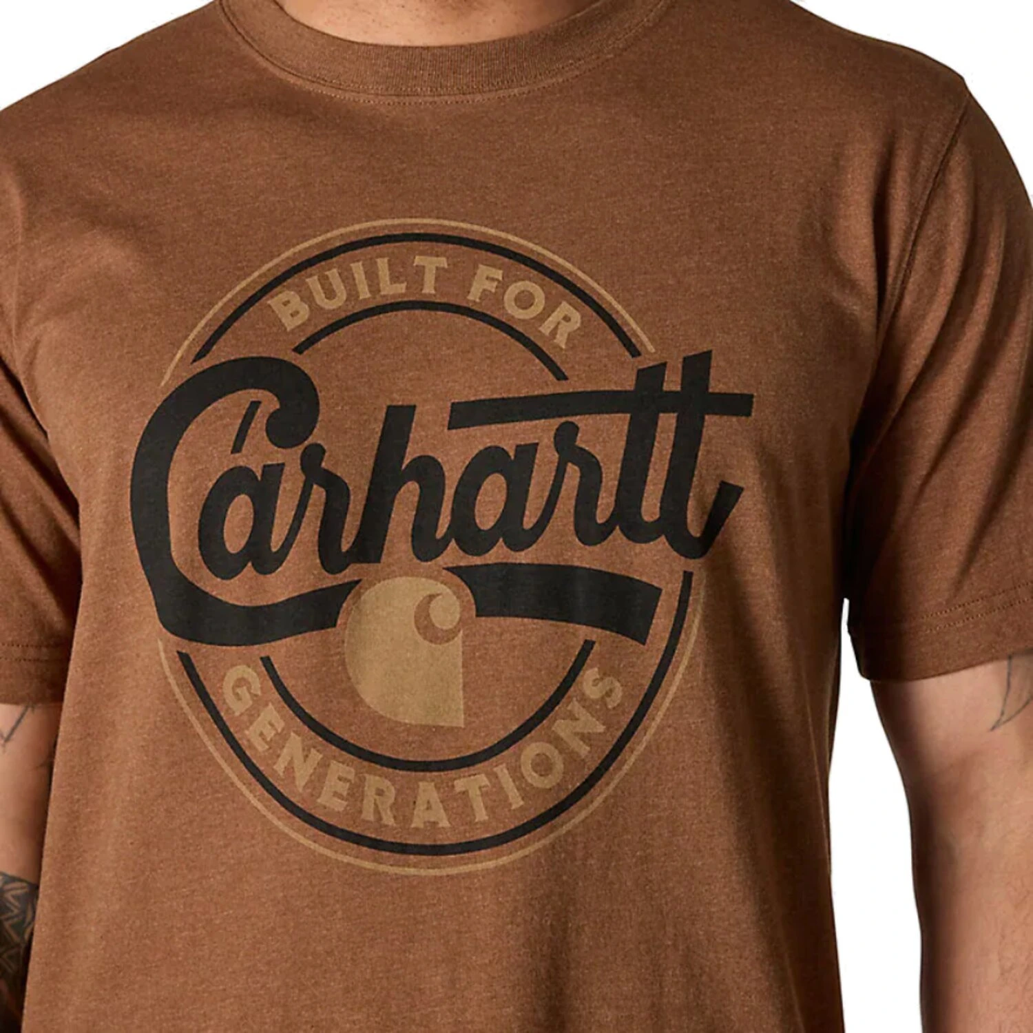 Carhartt Script Graphic t-shirt, red duck heather, 2XL