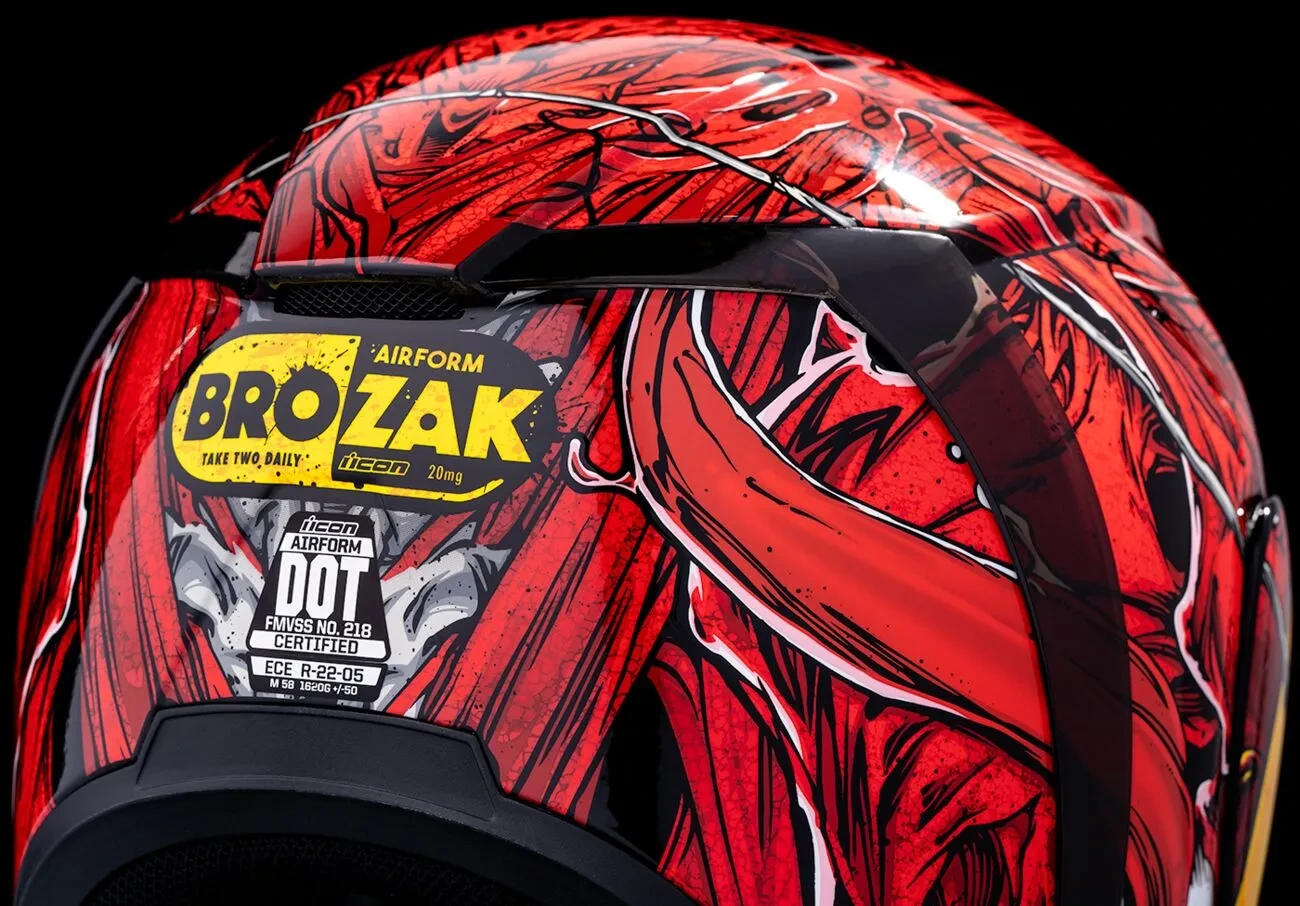 HELMET AIRFORM MIPS BROZAK RED XS
