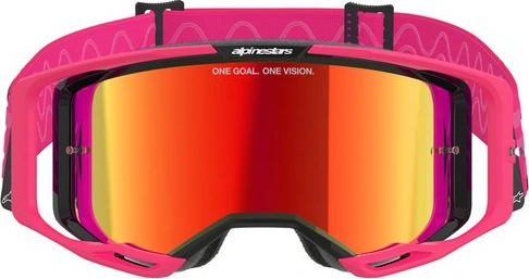 Alpinestars Goggle Vision 8 CORP PINK Mirror Red/