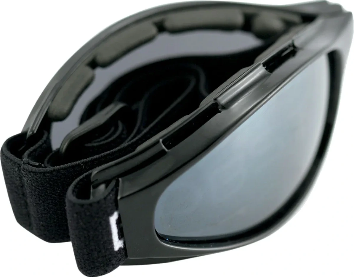 GOGGLE CROSSFIRE BLACK W/ SMOKE LENS