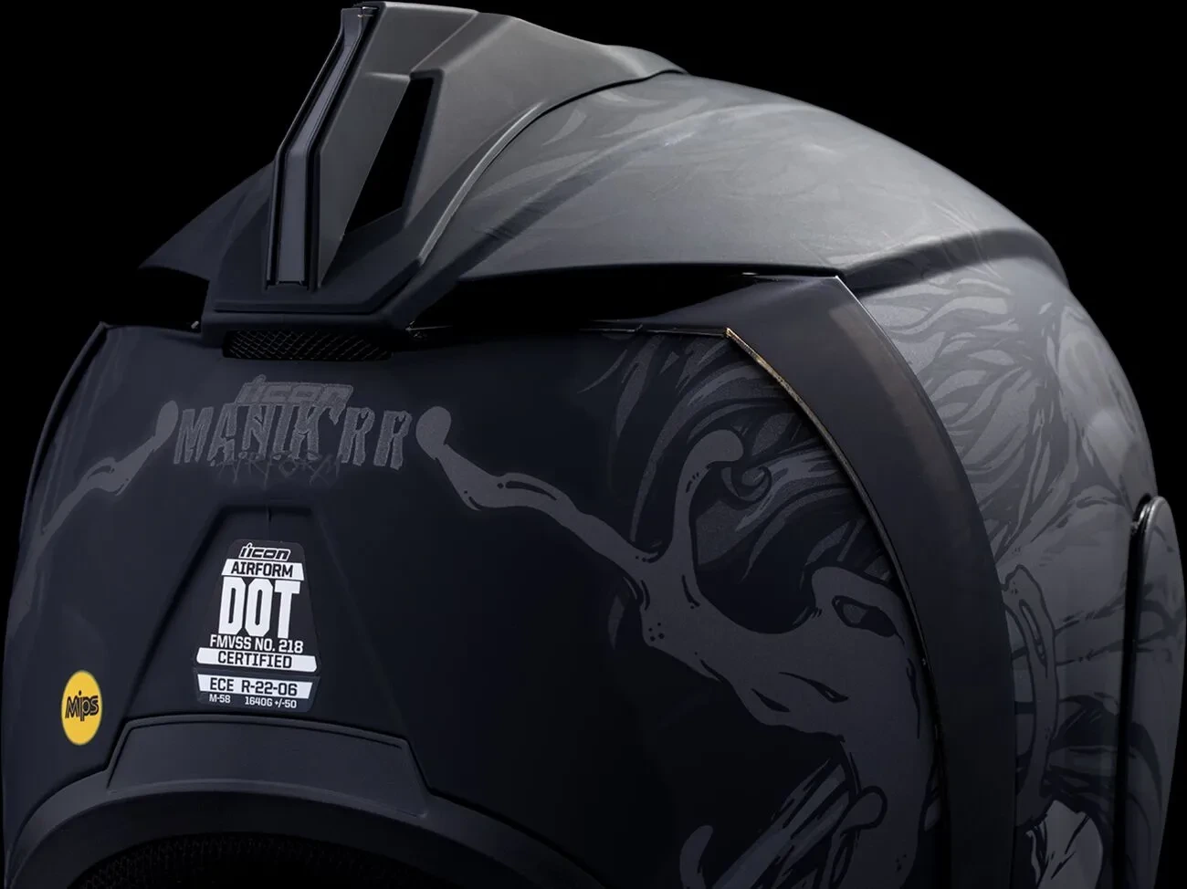 HELMET AIRFORM MIPS MANIK'RR DARK BLACK XS