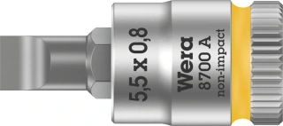 Wera Zyklop 1/4" Slotted socket bit