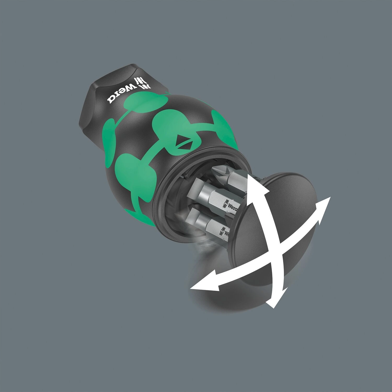 Wera Kraftform Kompakt Stubby magazin, Black