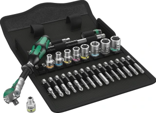 Wera Zyklop ratchet kit 28 pcs. 1/4" drive Metric sizes