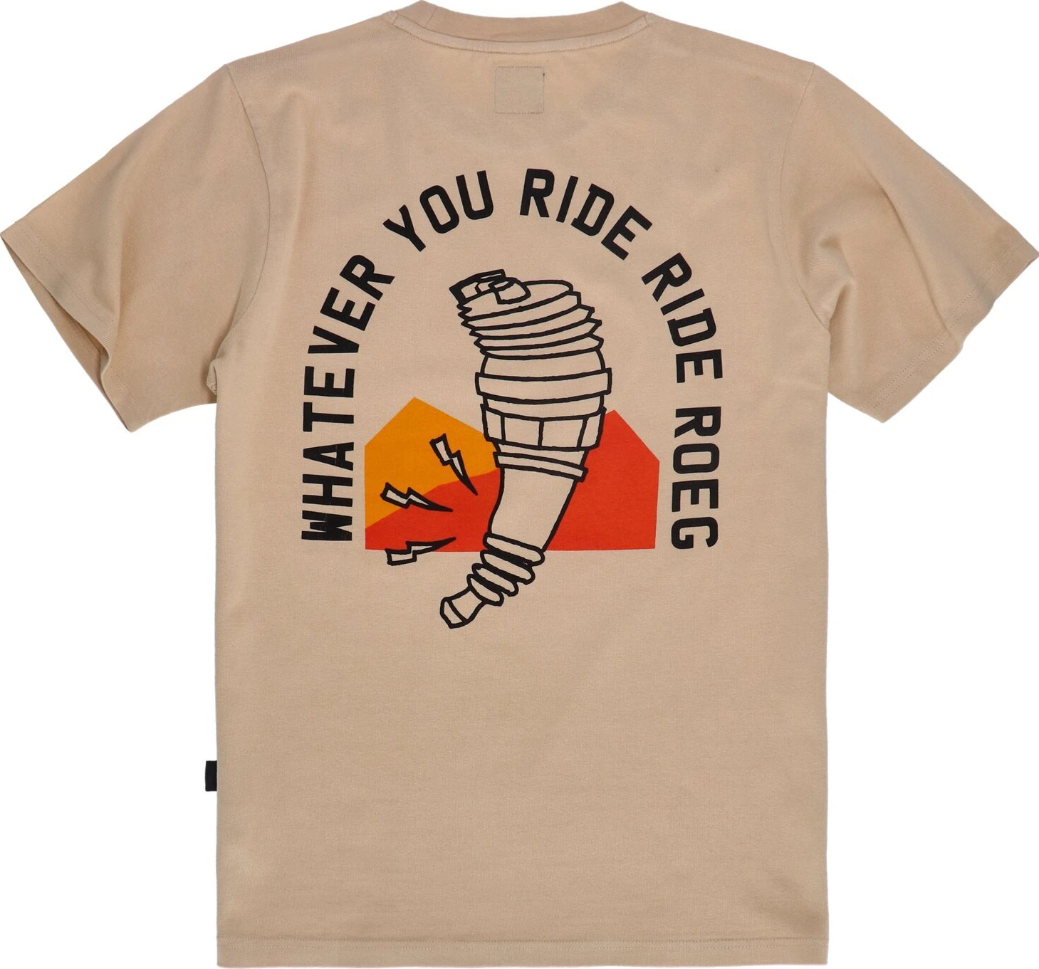 Roeg Ryder t-shirt, sand, S