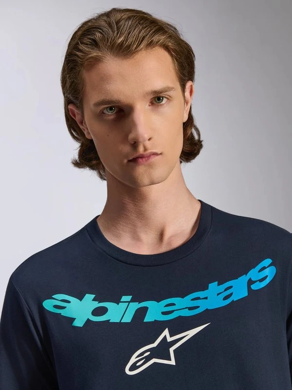 Alpinestars T-Shirt Collared SS CSF Blue, XL