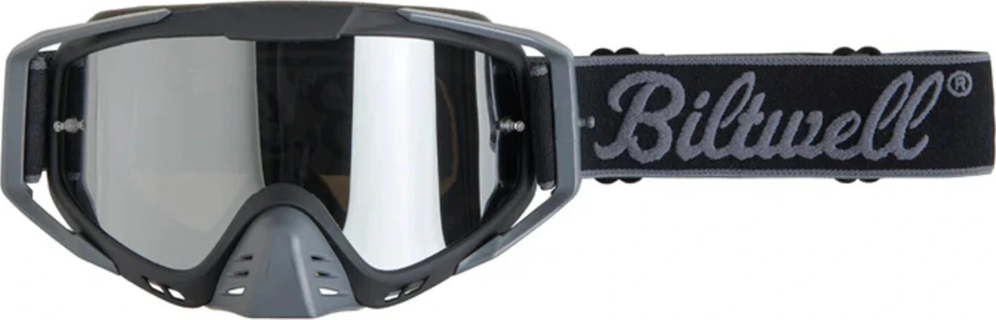 Biltwell Ridgeline goggles script, grey
