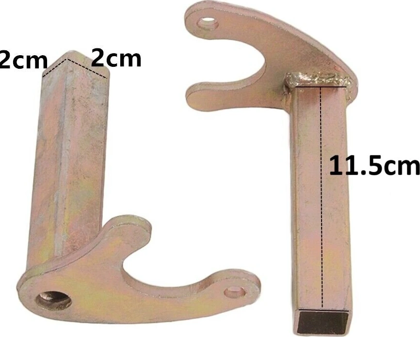 Motorcycle support stand U bracket holder set 2pcs