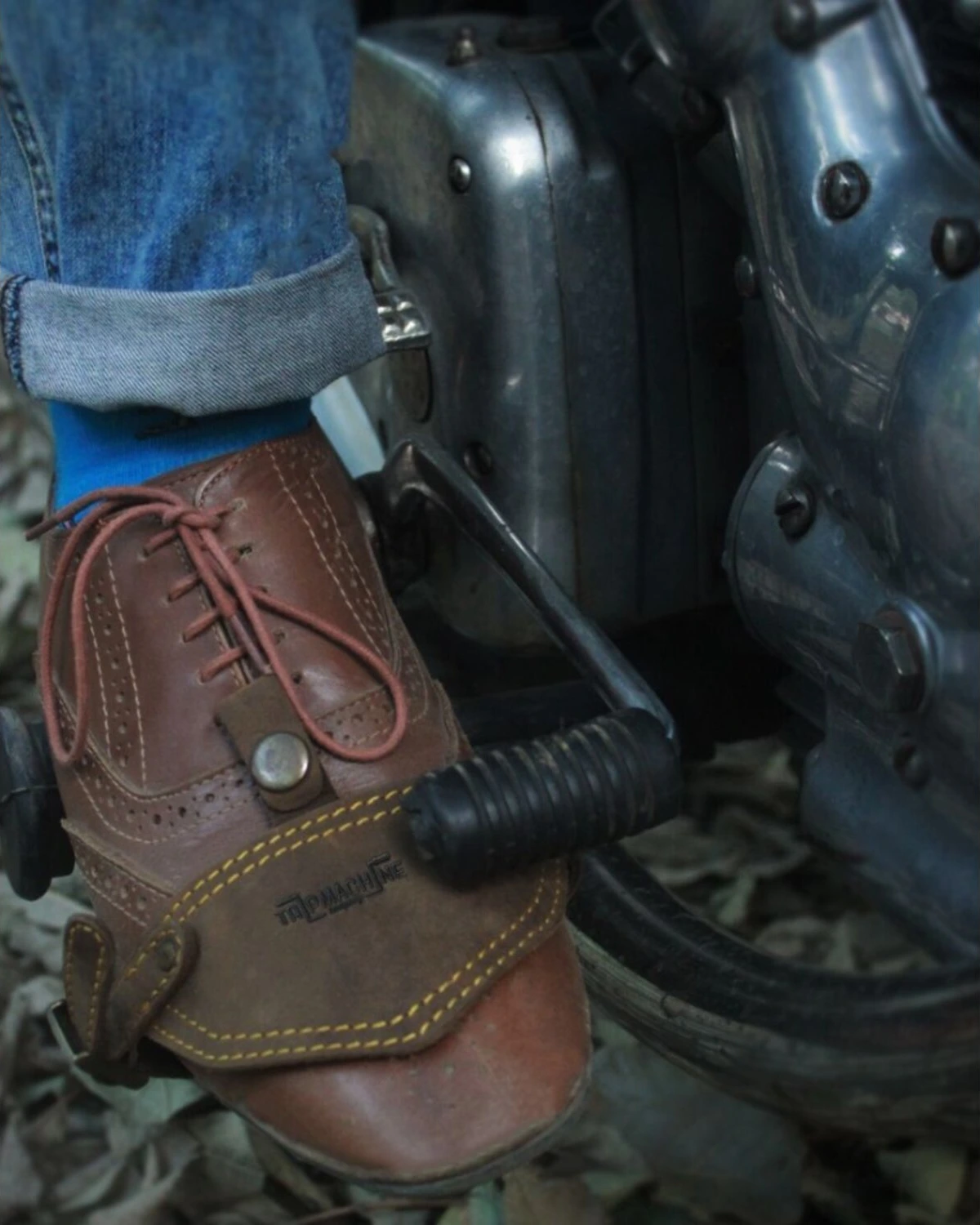 Trip Machine Shoe protector, classic Brown, tobacco