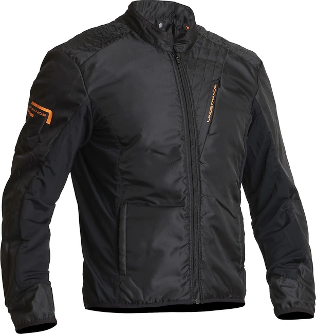 Lindstrands Textile Jacket Sunne Black/orange 62
