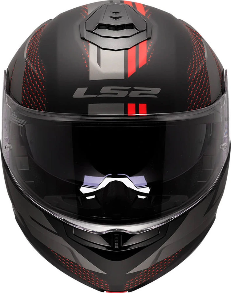 LS2 FF908 STROBE II CODE helmet - M, Black Grey