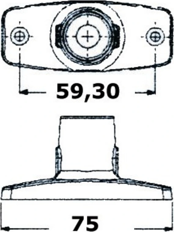 Evoled 360° mooring light white