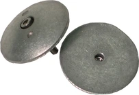 Rudder anodes