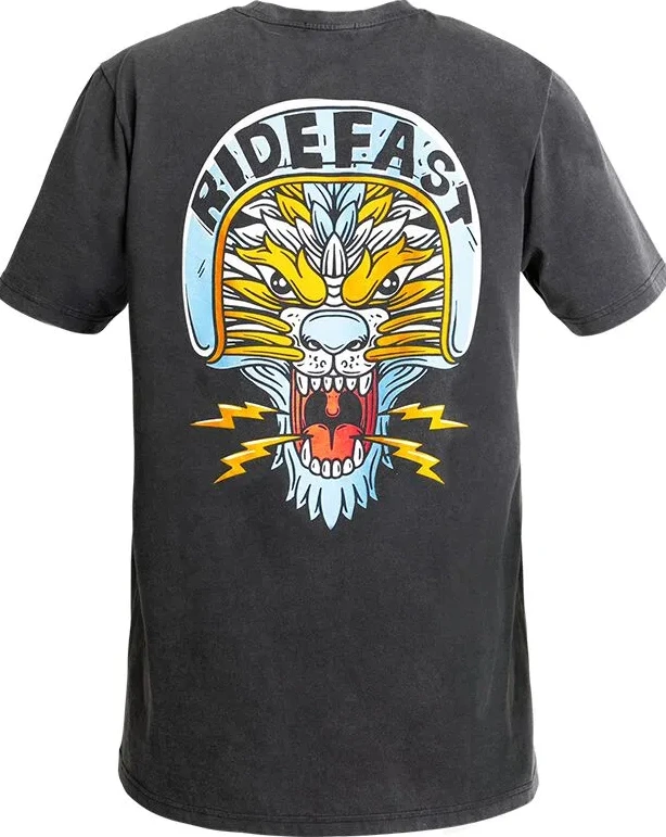 TEE LION FADED BLACK SM