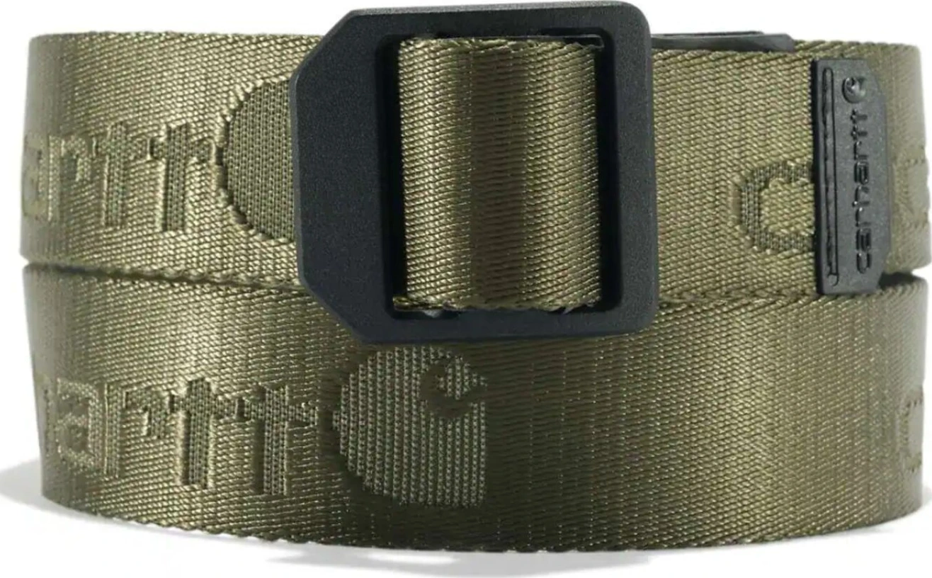 Carhartt Nylon Webbing Ladder Lock Belt Army Green