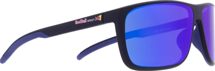 Spect Red Bull Tain Sunglasses Matt Black w Blue Mirror