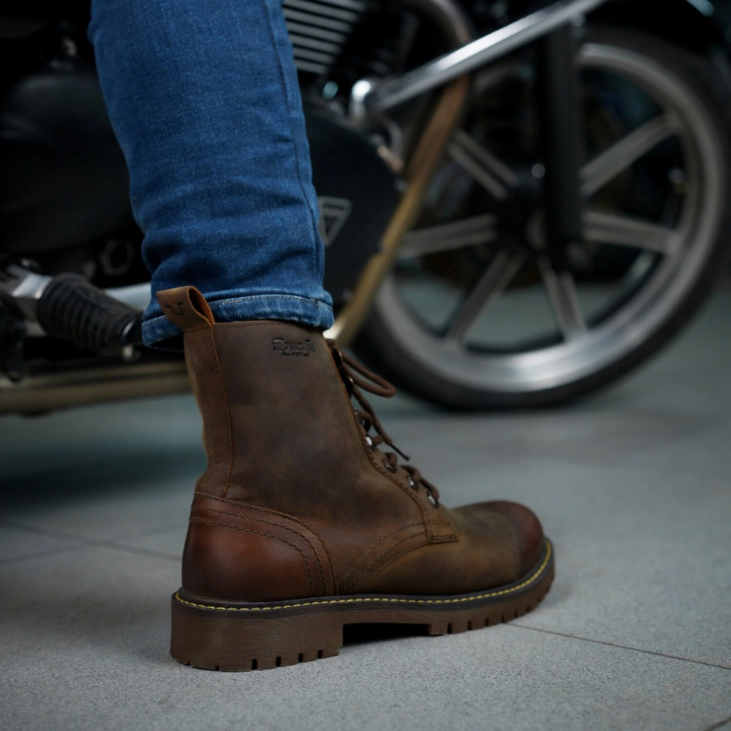 Trip Machine Derby boots, rusty wrangler, 42
