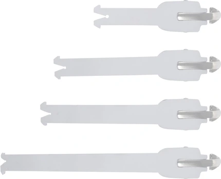 Alpinestars Buckle Strap set T7 Nya (Tech 7/Tech 5/Tech 8) white
