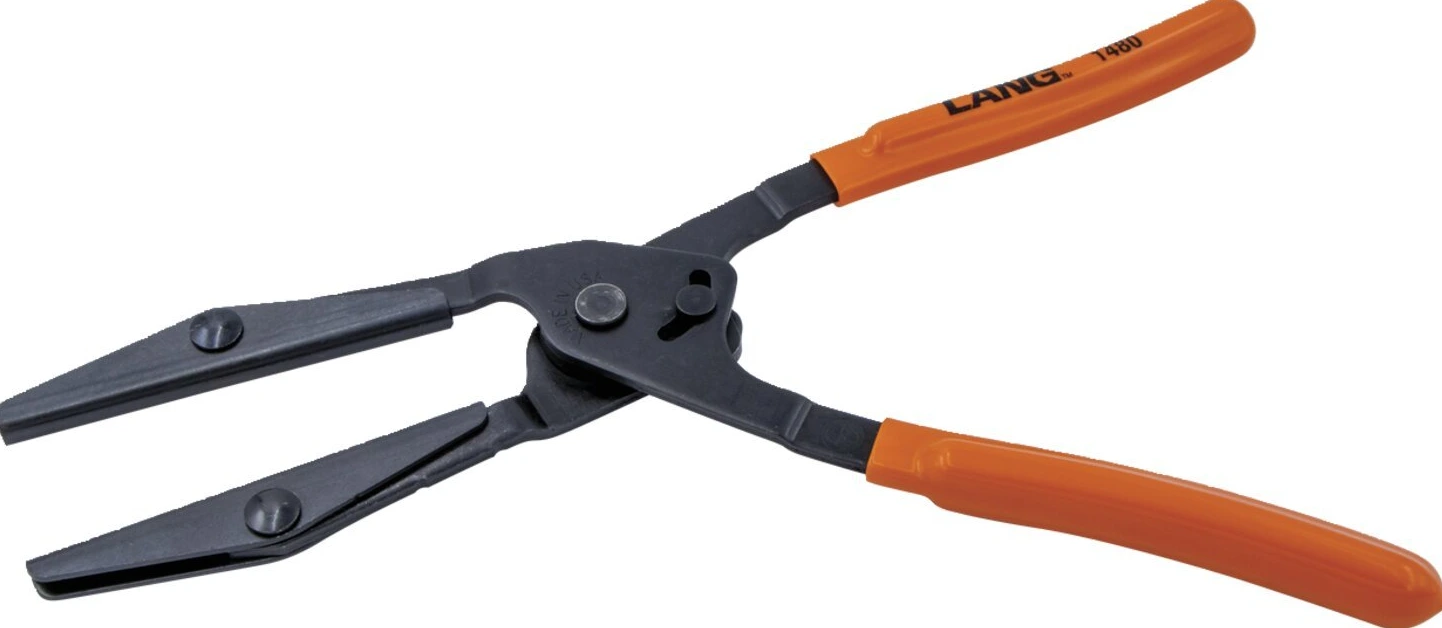 Lang Tools, kampiniai žarnų užspaudimo replės. Dideli, 0 mm