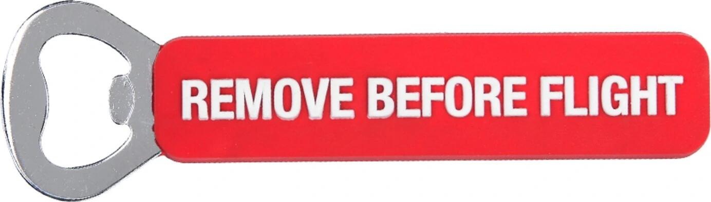 Army Surplus remove before flight bottle opener