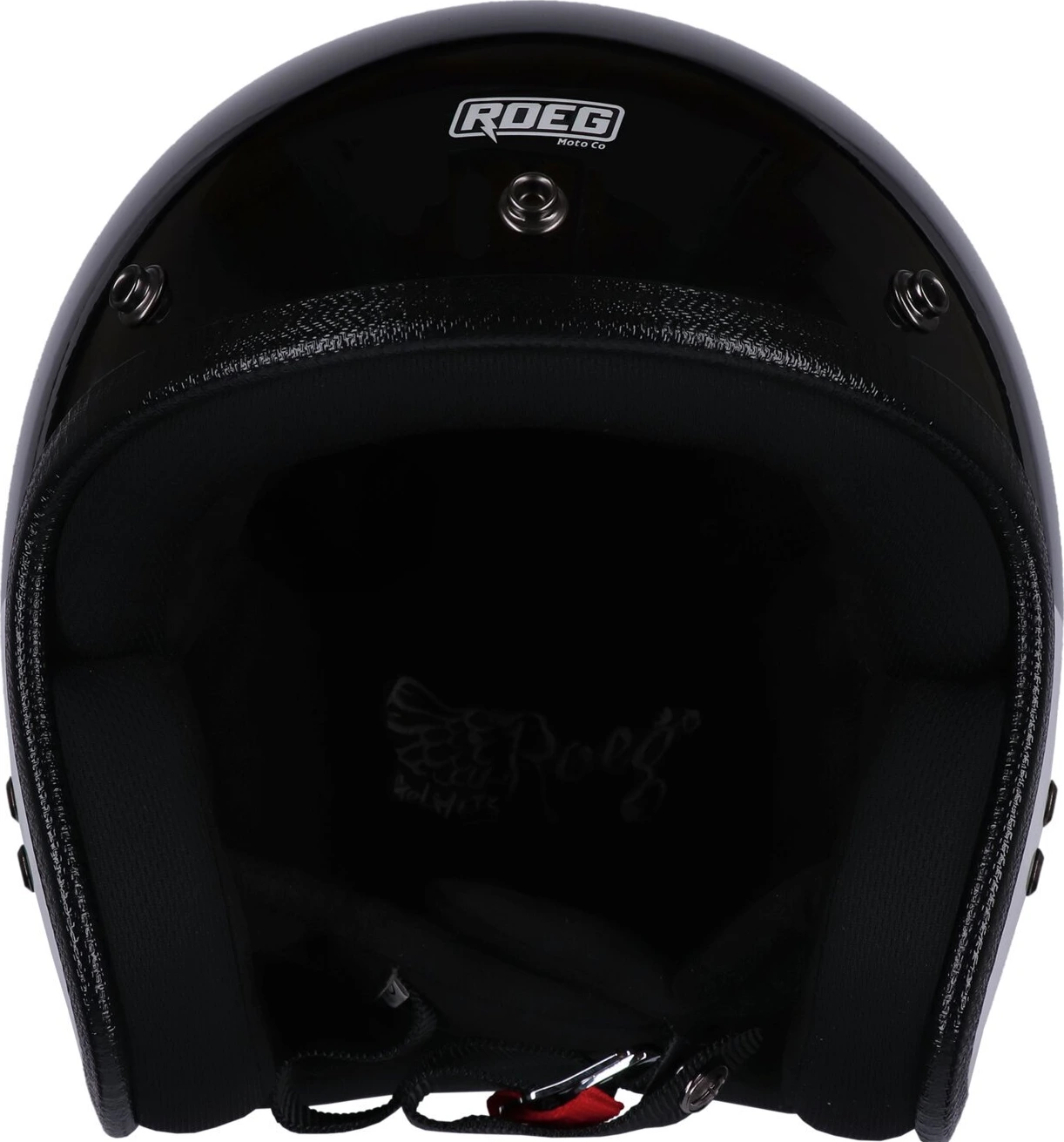 Roeg JETT helmet, curbstone Black, white, S, Gloss
