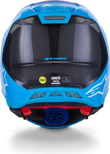 Alpinestars Helmet S-M10 Flood Met Blue/Blue/Carbon, XS