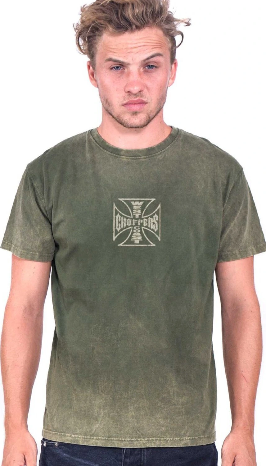 WCC Loud Pipes t-shirt, vintage Green, Green, S