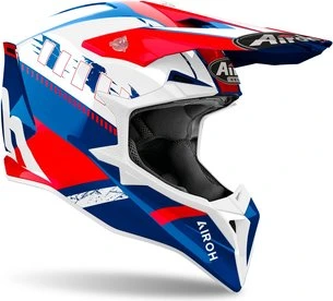 Airoh Helmet Wraaap Feel blue red, XL