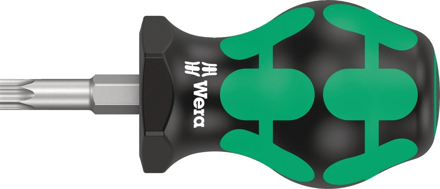 Wera Stubby screwdriver Torx® screws series 367, Black, 25 mm