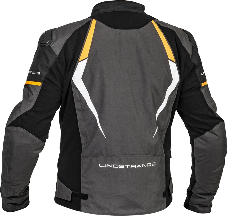 Lindstrands Textile jacket Sandvik Black/orange 46