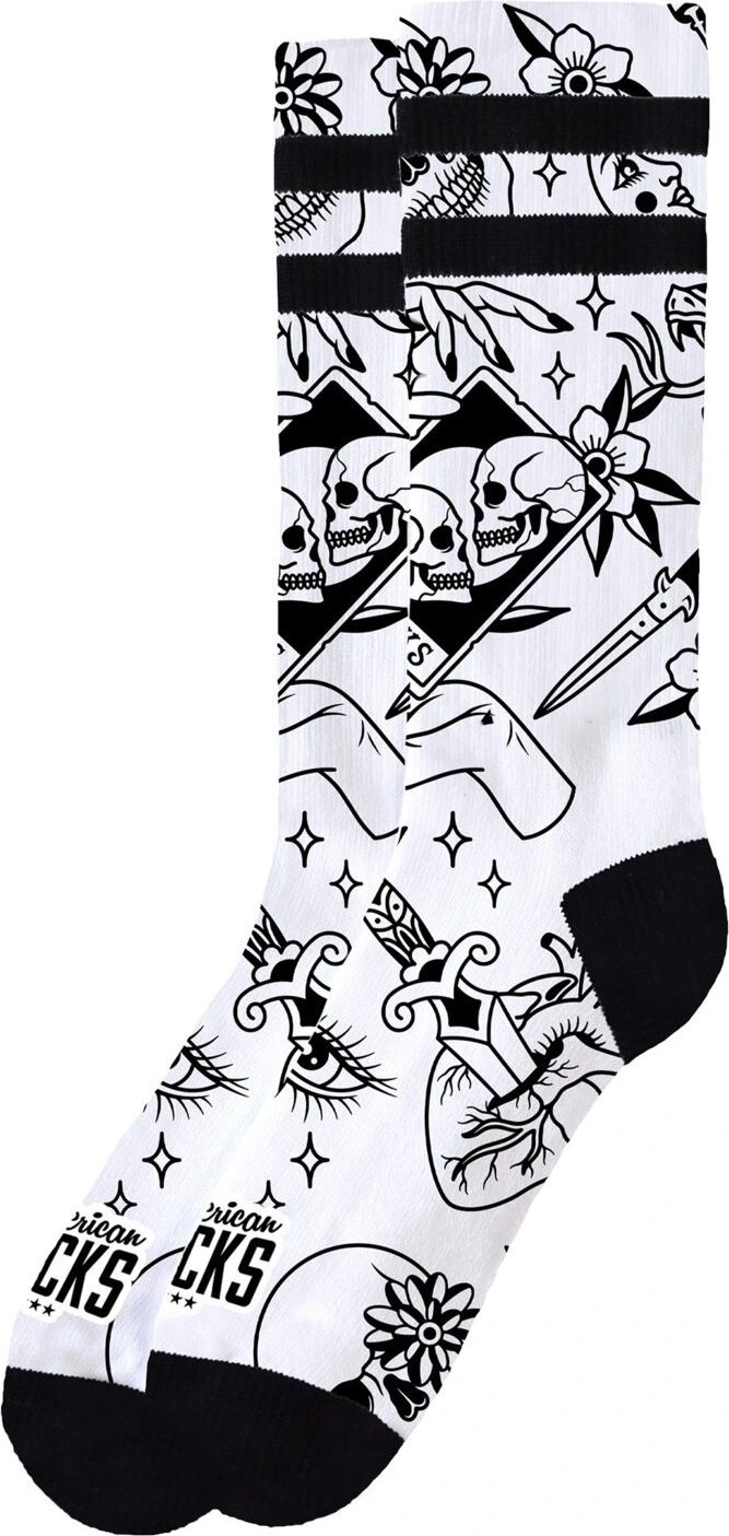 American Socks Dismal Signature socks, White, L/XL