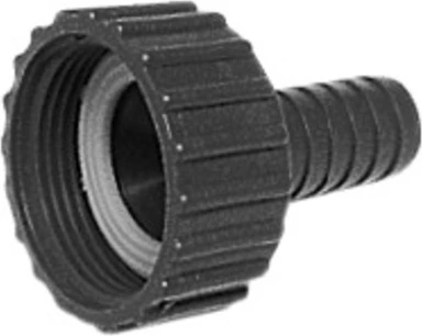 Swivelling hose adaptor 90° 30 mm