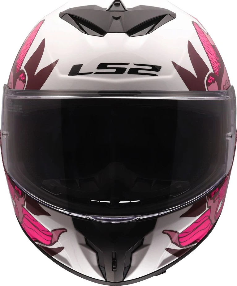 LS2 FF820 RAPID III POPPIES 2 Helmet - Black Pink, 2XS