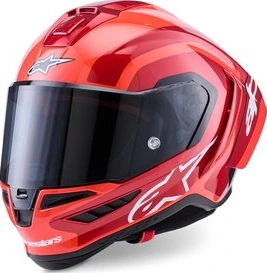 Alpinestars Helmet Supertech S-R10 Arius Black/White/Duo Red, S